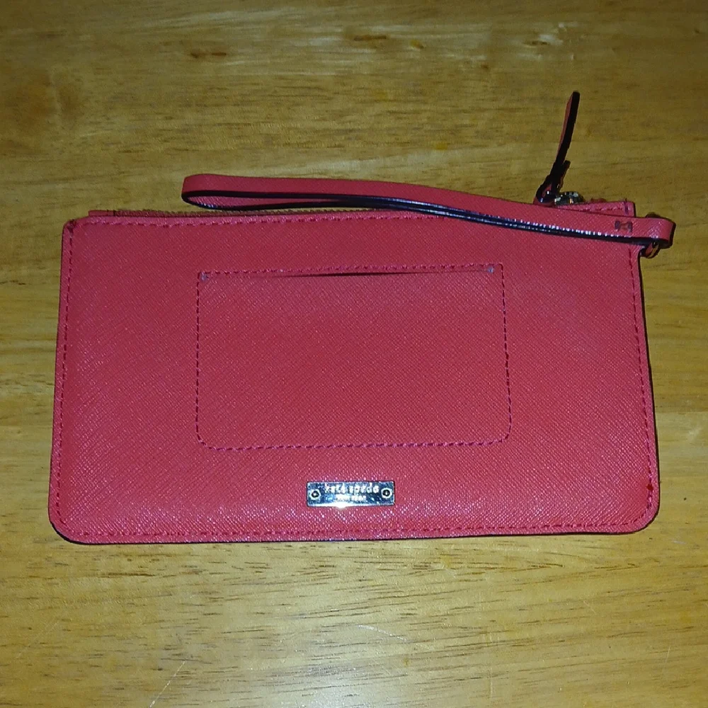 Kate Spade Pink and Purple Clutch Wristlet